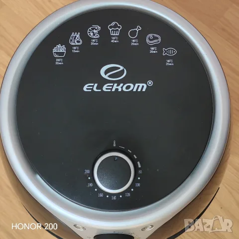 Air Fryer Елеком, фритюрник с горещ въздух, здравословно хранене. , снимка 2 - Уреди за готвене на пара - 55436251