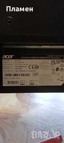 Монитор • ACER Full HD 1920 x 1080 , снимка 8 - Геймърски - 54026924
