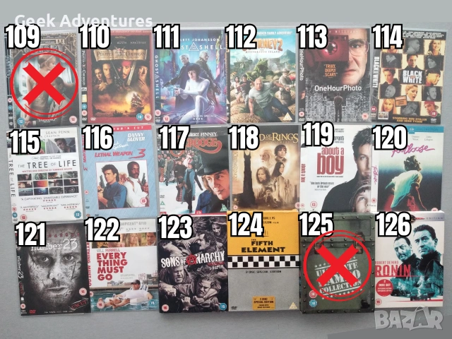 Екшън, Драма, Трилър, Ужаси Филми DVD's - Оригинални Филмови Дискове на Английски Език, снимка 8 - Екшън - 47015417