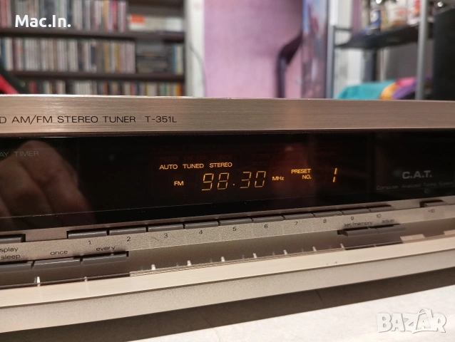 Тунер LUXMAN T-351 L, снимка 3 - Ресийвъри, усилватели, смесителни пултове - 54114363