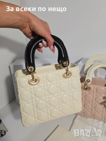 Lady Dior Дамска Бяла Чанта Код Brand Luxury Fashion2, снимка 7 - Чанти - 54953023