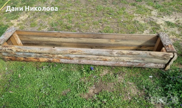 Дървена кашпа, снимка 7 - Саксии и кашпи - 53993047