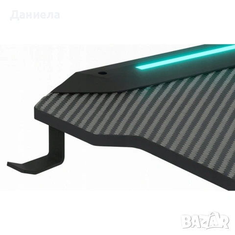 Професионално геймърско бюро 120см – LED осветление, снимка 8 - Други стоки за дома - 54695276