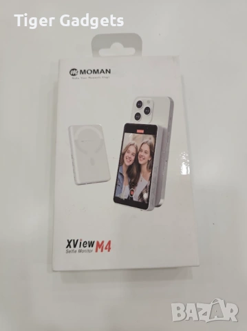Moman XView M4 – безжичен selfie monitor дисплей за iPhone и Android, 4K/1080p vlog monitor, снимка 5 - Друга електроника - 54521618