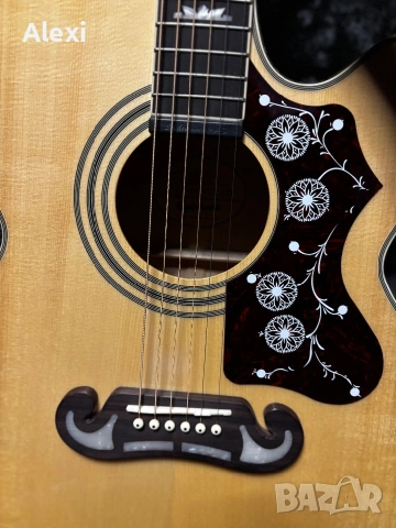 Epiphone EJ-200SCE акустична китара, снимка 3 - Китари - 55039112