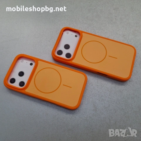 оранжев кейс MagSafe iPhone 17 Pro Max /iPhone 17 Pro , снимка 2 - Калъфи, кейсове - 55210646