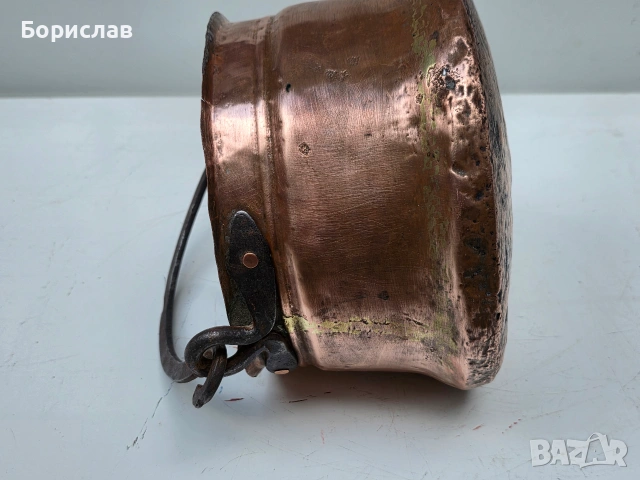 Медно котле - бакър, снимка 5 - Антикварни и старинни предмети - 55125391
