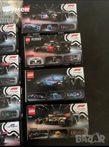 Lego set - speed champions на формула 1, снимка 8 - Конструктори - 55613947