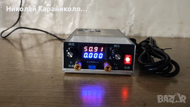 Продавам регулируемо,лабораторно захранване-0-50V,350W, снимка 5 - Друга електроника - 54573983