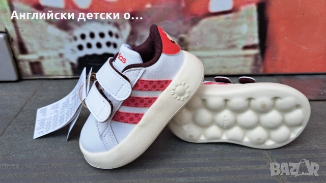 Английски оригинални детски полукецки Adidas, снимка 2 - Детски маратонки - 54773332