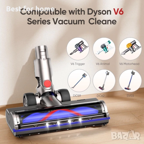 Глава за четка, съвместима с прахосмукачки Dyson , снимка 2 - Друга електроника - 54646102