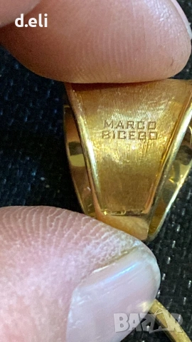 MARCO BICEGO Златна гривна. Златно колие. Златен пръстен. 18 кр. С брилянти, снимка 4 - Колиета, медальони, синджири - 54305343