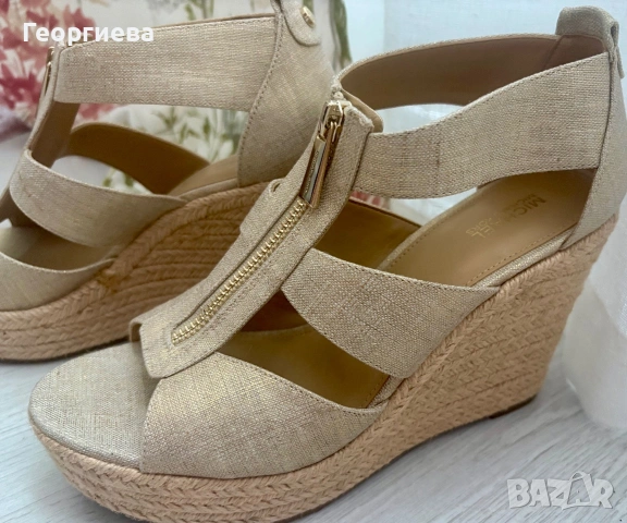 Намаление!Сандали на платформа Michael Kors, снимка 4 - Дамски обувки на ток - 55002373
