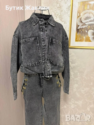 Дънкова риза , снимка 2 - Ризи - 54102182