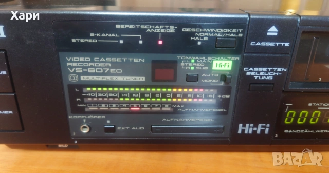 Видео касетофон рекордер HI-FI stereo AKAI VS-607EO, снимка 5 - Плейъри, домашно кино, прожектори - 54095907