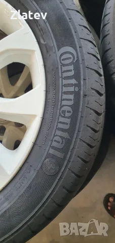 Комплект оригинални бели джанти 17" 5x114.3 за Nissan Juke с ПЕРФЕКТНИ летни гуми Continental – 4 бр, снимка 6 - Гуми и джанти - 55640950