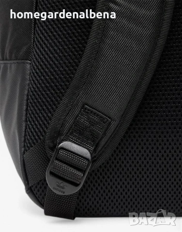 Adidas Originals черна раница с преден джоб и регулируеми презрамки, снимка 4 - Раници - 54374323