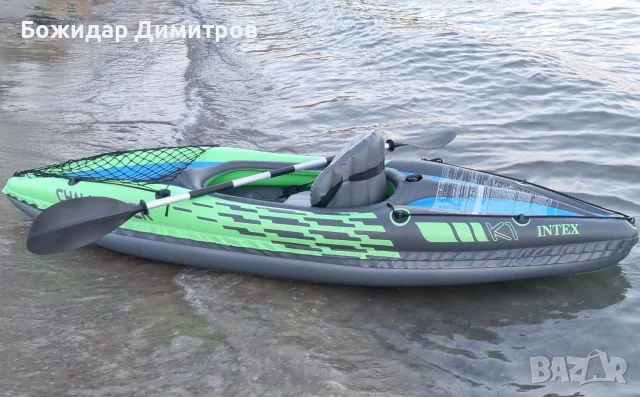 Надуваем каяк Intex - едноместен, снимка 9 - Водни спортове - 55001740