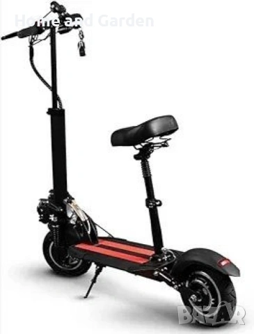 ⚡ ПРЕМИУМ Електрически скутер 500W / 40 км/ч – 10” гуми, 48V, седалка, снимка 3 - Друга електроника - 54036966