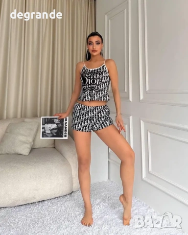 🎀Дамски Комплект спално бельо Dior🎀100% Сатен, снимка 2 - Бельо - 54812432