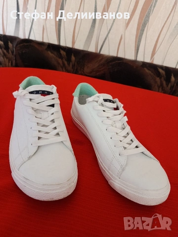 кожени кецове tommy jens, снимка 4 - Кецове - 54318849