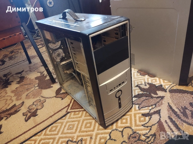Кутия за ретро компютър с дъно и захранване, снимка 2 - За дома - 54579781