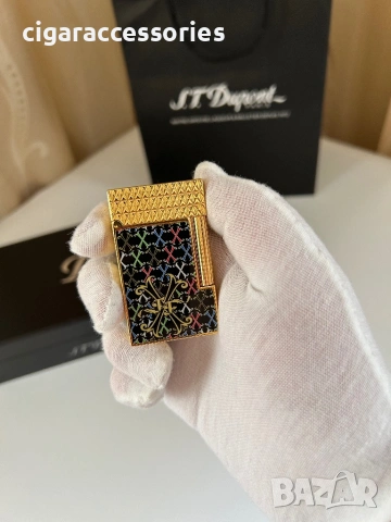 S.T. Dupont Ligne 2 Fuente оригинална запалка с 2 пламъка, снимка 2 - Запалки - 54517048