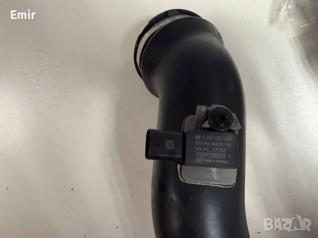 Оригинален Charge Pipe + MAP сензор Audi S4/S5 B9 3.0 TFSI – 8W0145673C, снимка 2 - Части - 55694345