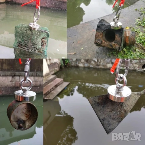  Неодимови магнити с халка, КЛАС N52 | Magnet fishing, снимка 12 - Такъми - 50046252