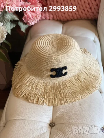 шапка СЕЛИН celine fringe hat, снимка 3 - Шапки - 55650129