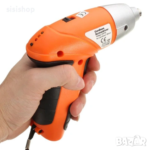 Акумулаторен мини винтоверт с 45 части в удобен куфар 4929, снимка 5 - Други инструменти - 53994026