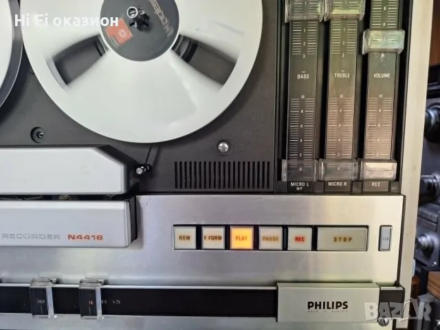 Магнетофон Philips N4418  Три глави * Тро мотора, снимка 6 - Декове - 55455486