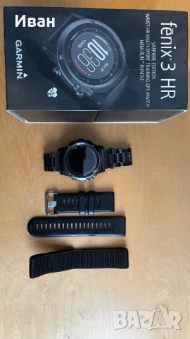 Garmin Fenix 3Hr Sapphire, снимка 3 - Смарт часовници - 54389626