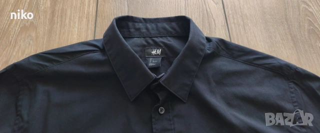 5 бр. мъжки ризи H&M за 10 евро, размер L, снимка 14 - Ризи - 54092577