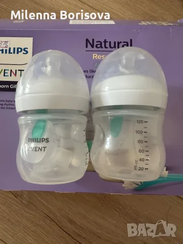 Шишета Philips avent против колики , снимка 2 - Прибори, съдове, шишета и биберони - 55575019