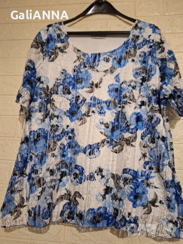 СТРАХОТНА БЛУЗА С ДАНТЕЛА 2XL-3XL