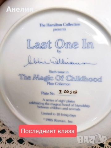Чинии за стена The Hamilton colection , снимка 6 - Декорация за дома - 54737104
