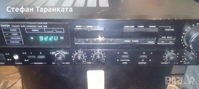 Усилвател със радио тунер DENON , снимка 3 - Ресийвъри, усилватели, смесителни пултове - 54718286