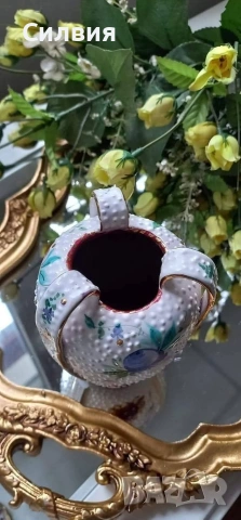 Малка вазичка Deruta Italy 🇮🇹 , снимка 2 - Вази - 54659534