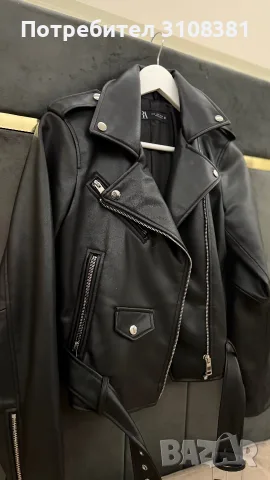 Кожено яке от Zara