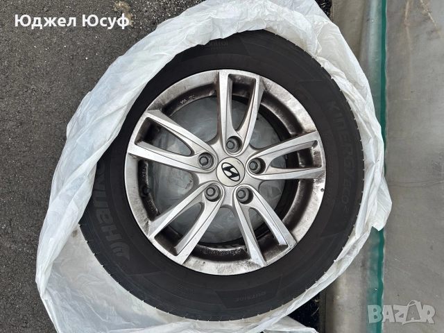 Джанти с гуми (Hyundai), снимка 4 - Гуми и джанти - 55672429