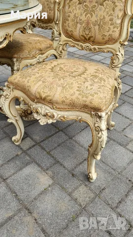 Трапезна маса със 4 броя столове , снимка 4 - Столове - 55416003