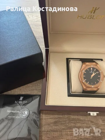 Нов часовник Hublot, снимка 6 - Мъжки - 55437427