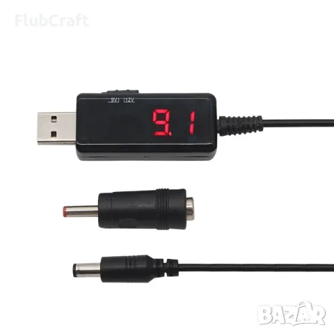USB усилващ конвертор DC 5V към 9V 12V