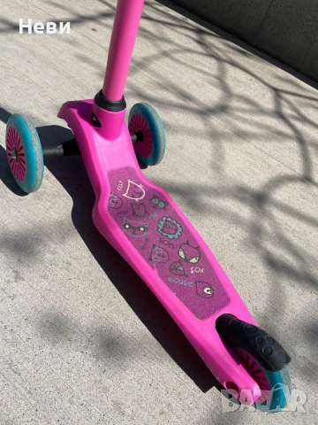 Детска тротинетка Firefly розова, снимка 4 - Скутери и тротинетки - 54172441