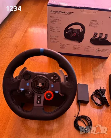Волан с педали Logitech-G29+скоростен лост-Logitech , снимка 4 - Аксесоари - 55671857