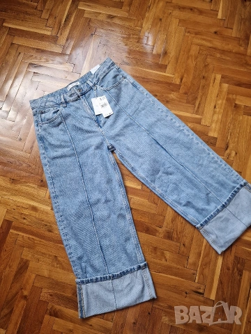 Страхотни дамски дънки MANGO размер 42 , нови с етикет , снимка 7 - Дънки - 54350847