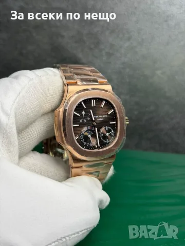 Patek Philippe Nautilus 5712 Moon Phase Rose Gold Мъжки Часовник Код Chronolux70, снимка 2 - Мъжки - 55659554