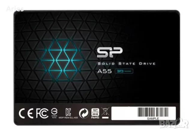 Solid State Drive (SSD) Silicon Power A55, 512GB, 2.5", 7mm, SATA III