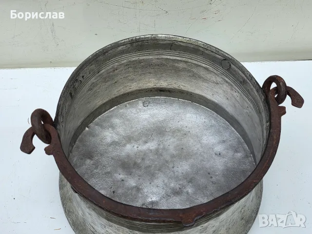 Медно котле - бакър, снимка 4 - Антикварни и старинни предмети - 55381533